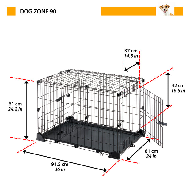 DOG ZONE gabbia per cani