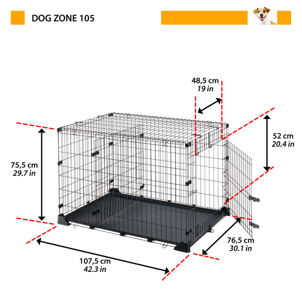 DOG ZONE gabbia per cani