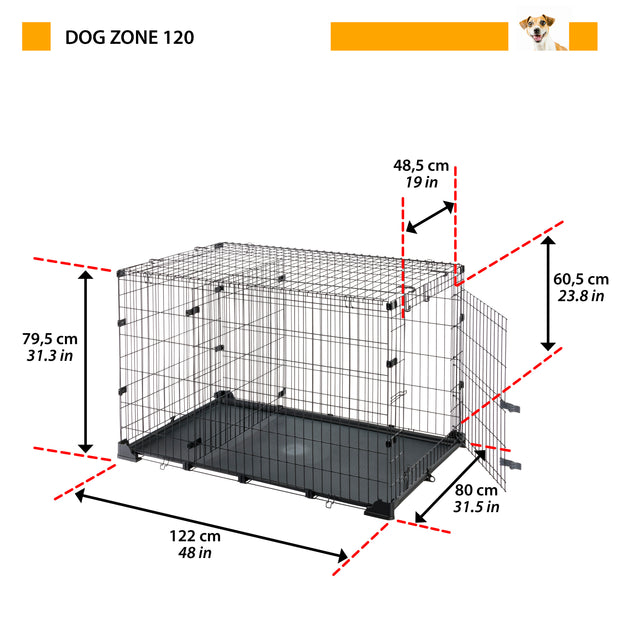DOG ZONE gabbia per cani