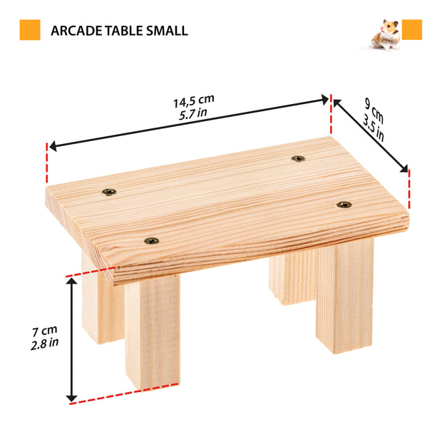 ARCADE TABLE Gioco in legno per piccoli animali