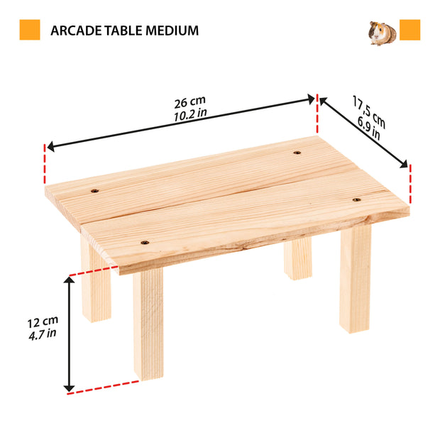 ARCADE TABLE Gioco in legno per piccoli animali