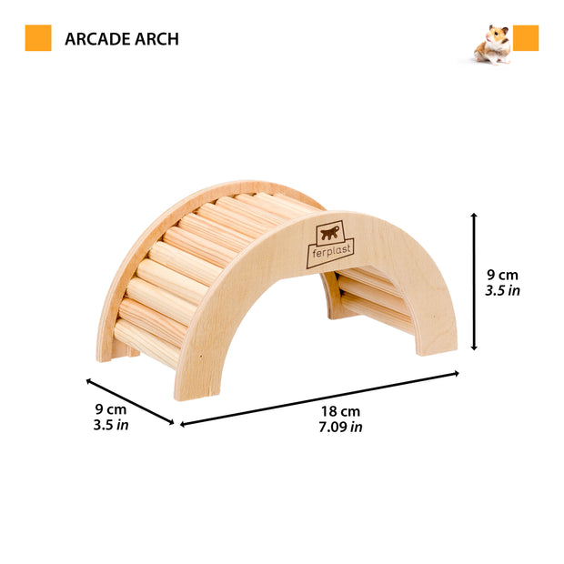 ARCADE ARCH Gioco in legno per criceti