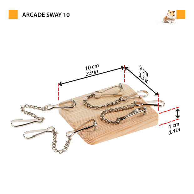 ARCADE SWAY Gioco in legno per piccoli animali