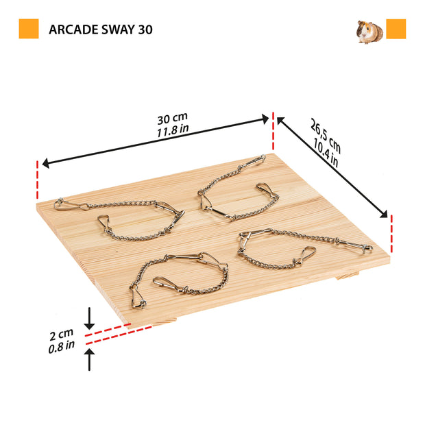 ARCADE SWAY Gioco in legno per piccoli animali