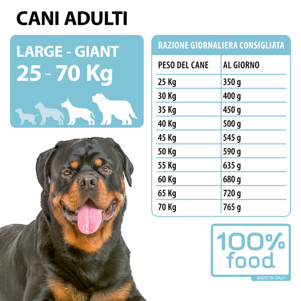 Crocchette per cani adulti Large & Giant – Merluzzo, Gamberetti e Patate – 10 kg