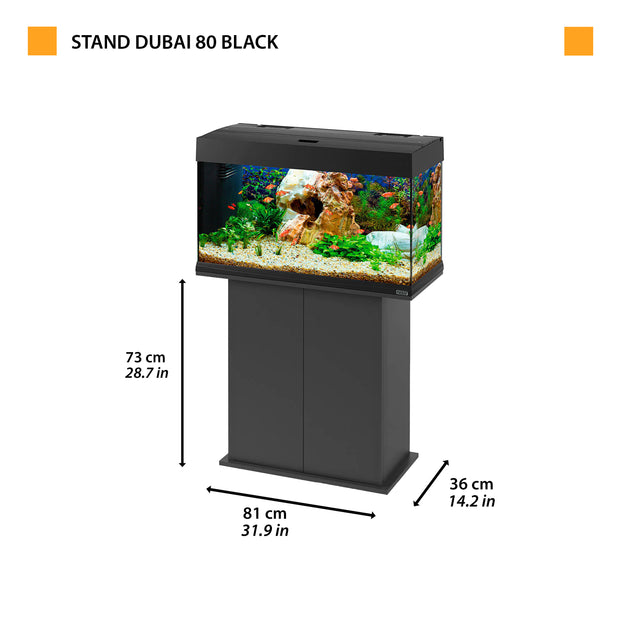 STAND DUBAI/CAYMAN 80 Nero