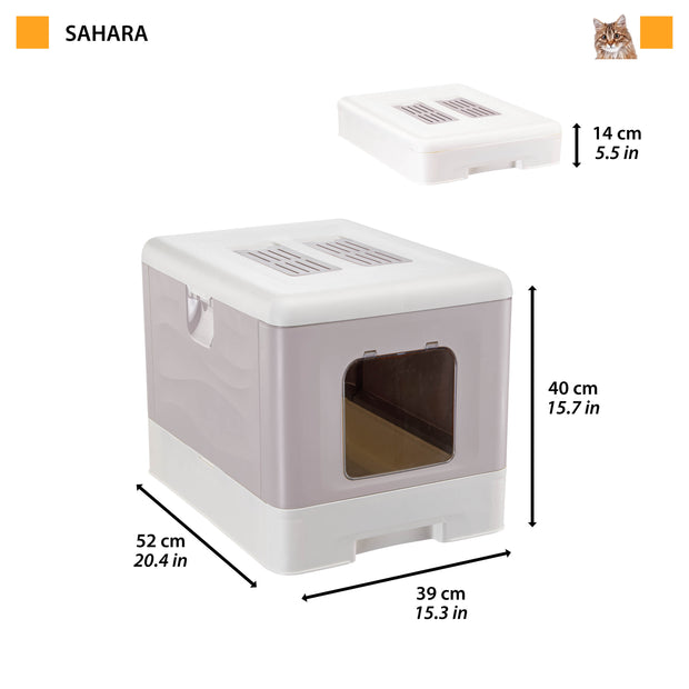 SAHARA Lettiera Chiusa Gatti