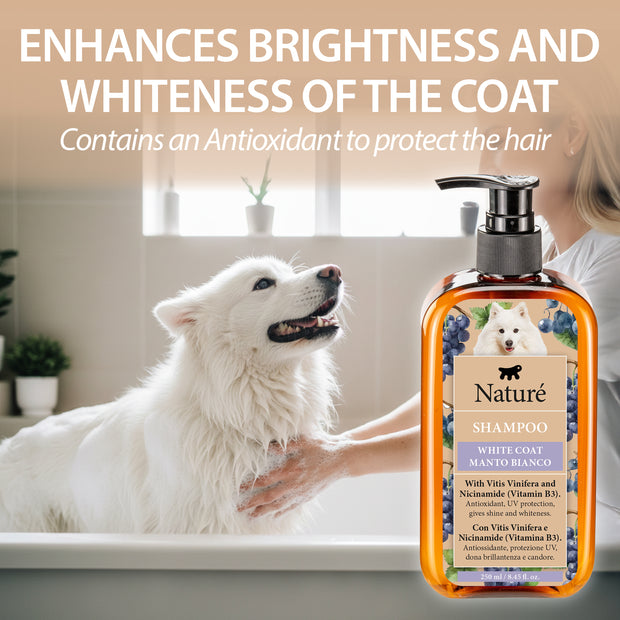 SHAMPOO NATURÉ PER CANI A MANTO BIANCO