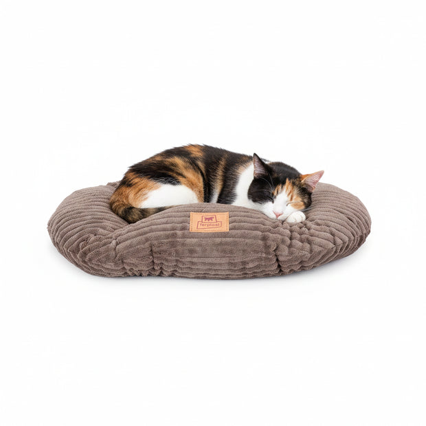 RELAX CORDUROY Cuscino ovale per cani e gatti