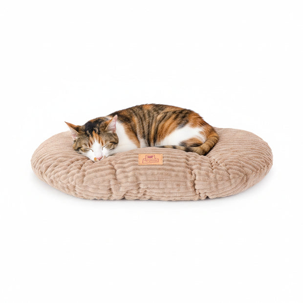 RELAX CORDUROY Cuscino ovale per cani e gatti