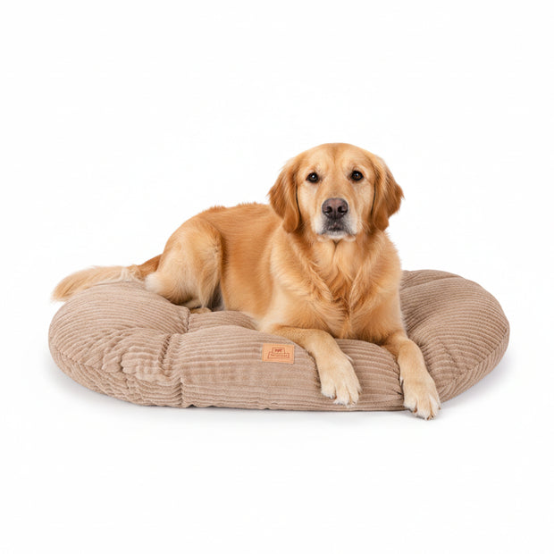 RELAX CORDUROY Cuscino ovale per cani e gatti