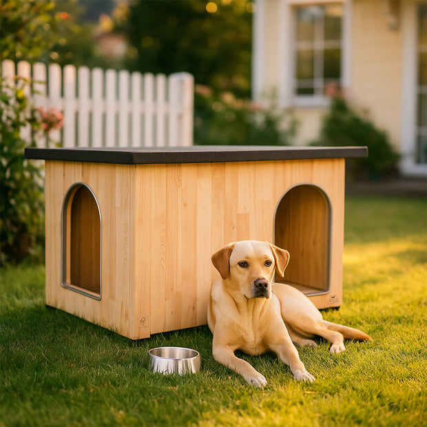 CLICKO cuccia in legno per cani