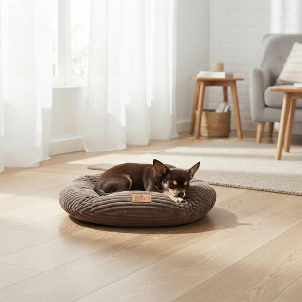 RELAX CORDUROY Cuscino ovale per cani e gatti