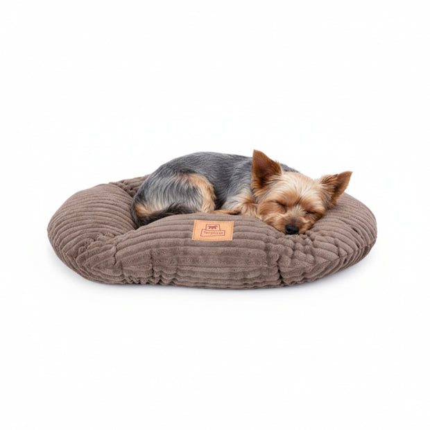 RELAX CORDUROY Cuscino ovale per cani e gatti