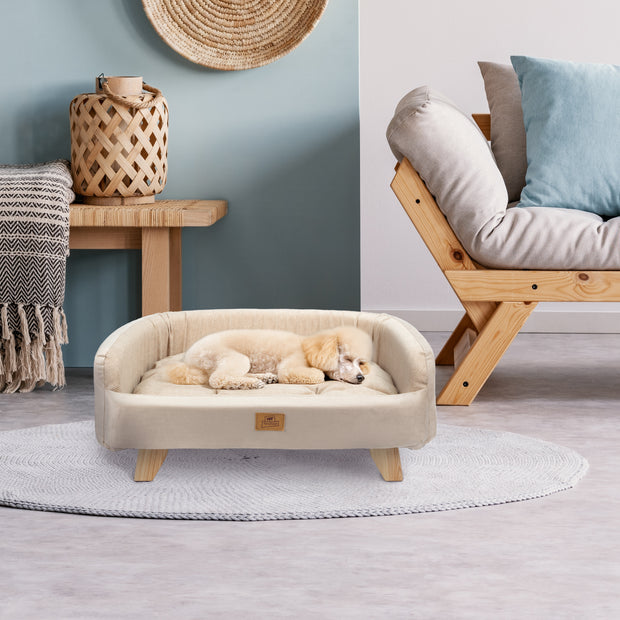 YUKI Lettino per cani e gatti in legno
