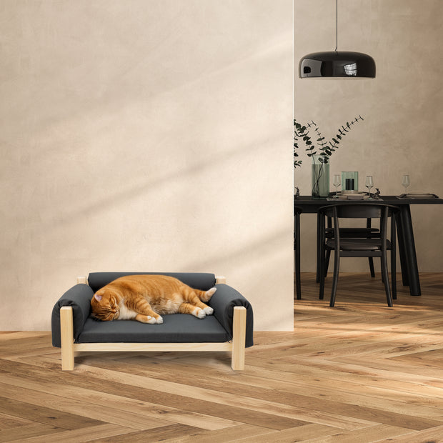 MIZU Lettino per cani e gatti in legno