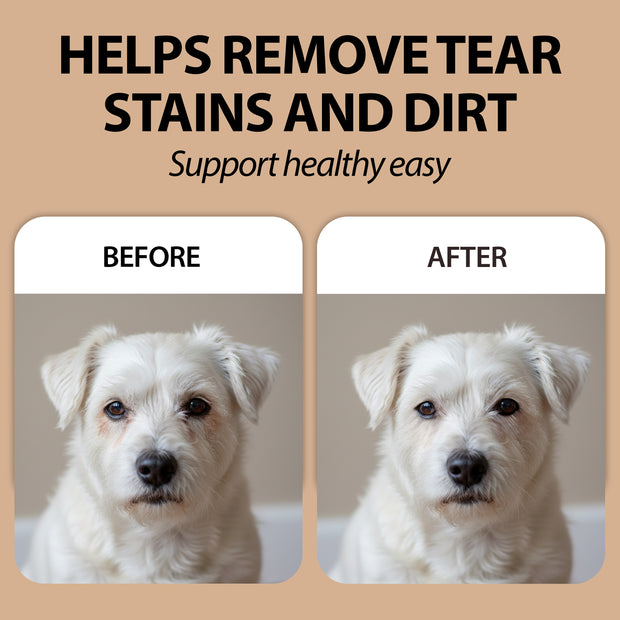 SALVIETTE DETERGENTI PER OCCHI DI CANI E GATTI NATURÉ (x120)