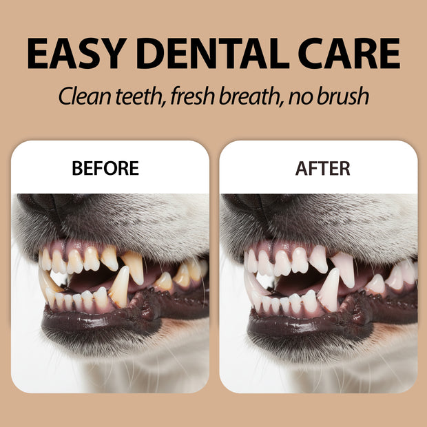 SALVIETTE MONOUSO DA DITO PER LA PULIZIA DEI DENTI DI CANI E GATTI NATURÉ (x50)