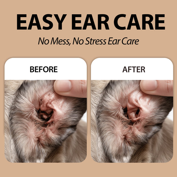 DITALI  MONOUSO PER LA PULIZIA DELLE ORECCHIE DI CANI E GATTI NATURÉ   (x50) -