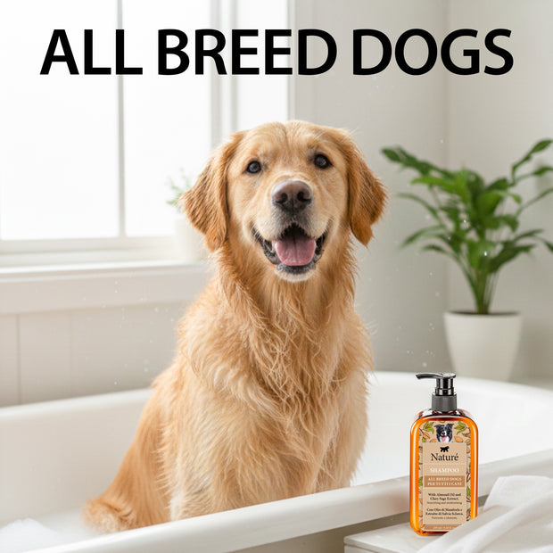 SHAMPOO PER CANI NATURÉ CON OLIO DI MANDORLA