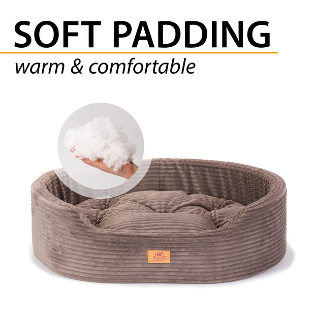 DANDY CORDUROY Cuccia divanetto con cuscino rimovibile per cani e gatti
