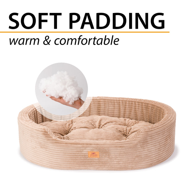 DANDY CORDUROY Cuccia divanetto con cuscino rimovibile per cani e gatti