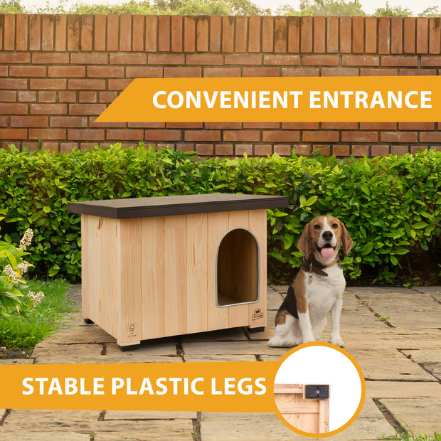 CLICKO cuccia in legno per cani