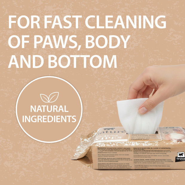 SALVIETTE AL TALCO PER PICCOLI ANIMALI NATURÉ (X15)