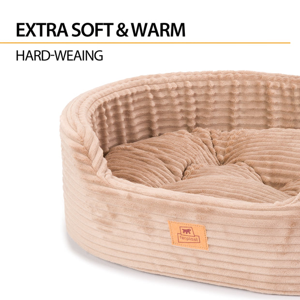 DANDY CORDUROY Cuccia divanetto con cuscino rimovibile per cani e gatti