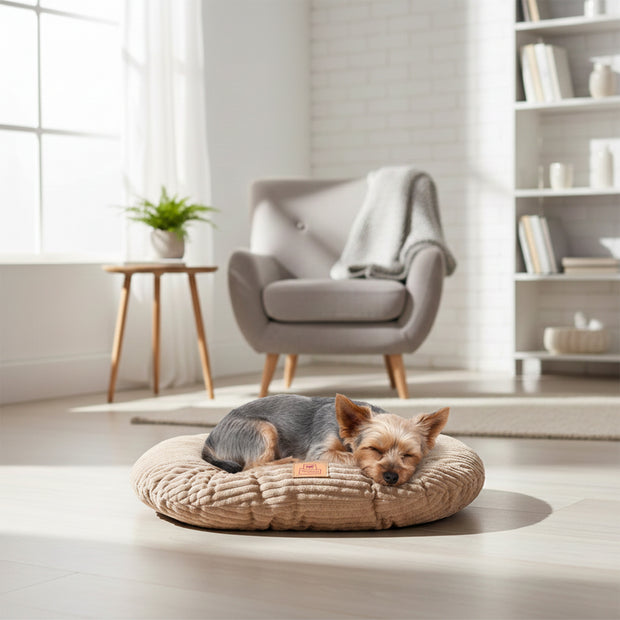 RELAX CORDUROY Cuscino ovale per cani e gatti