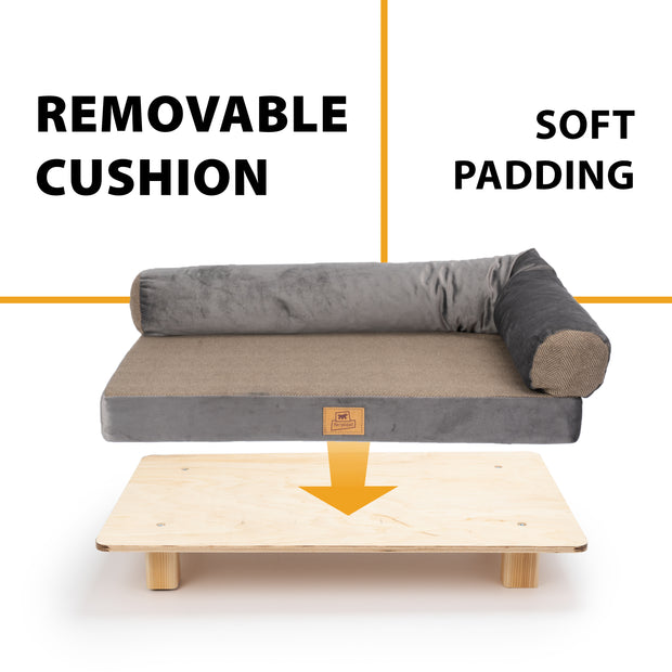 HARU Lettino per cani e gatti in legno