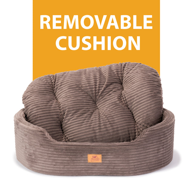 DANDY CORDUROY Cuccia divanetto con cuscino rimovibile per cani e gatti