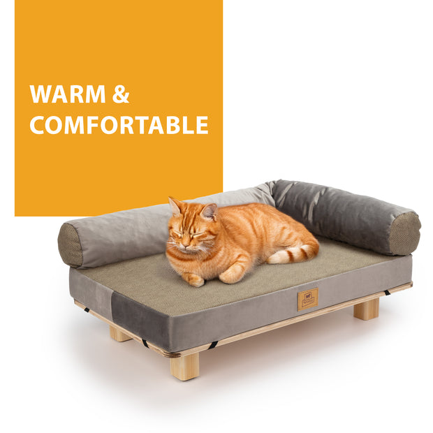 HARU Lettino per cani e gatti in legno