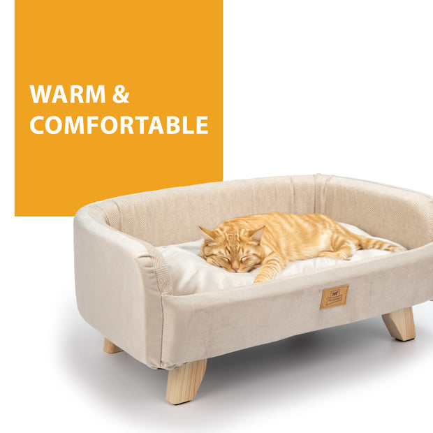 YUKI Lettino per cani e gatti in legno